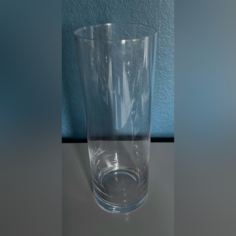 10” Clear Glass Vase (8 of them)